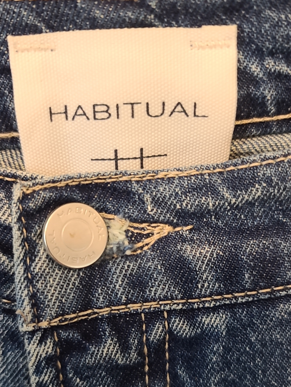 Habitual Women's Medium Blue Straight Jeans (Sz 22) - Picture 2 of 9